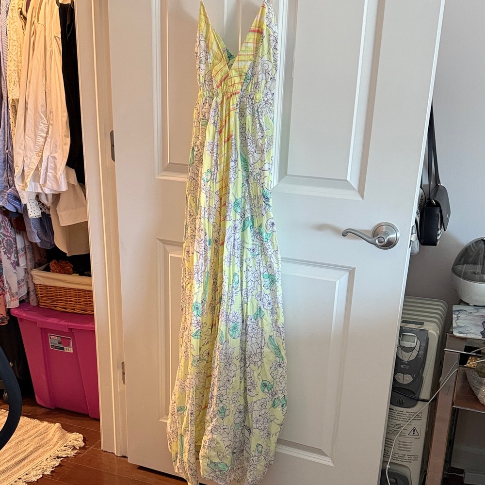 Diesel Floral Graphic Maxi Dress